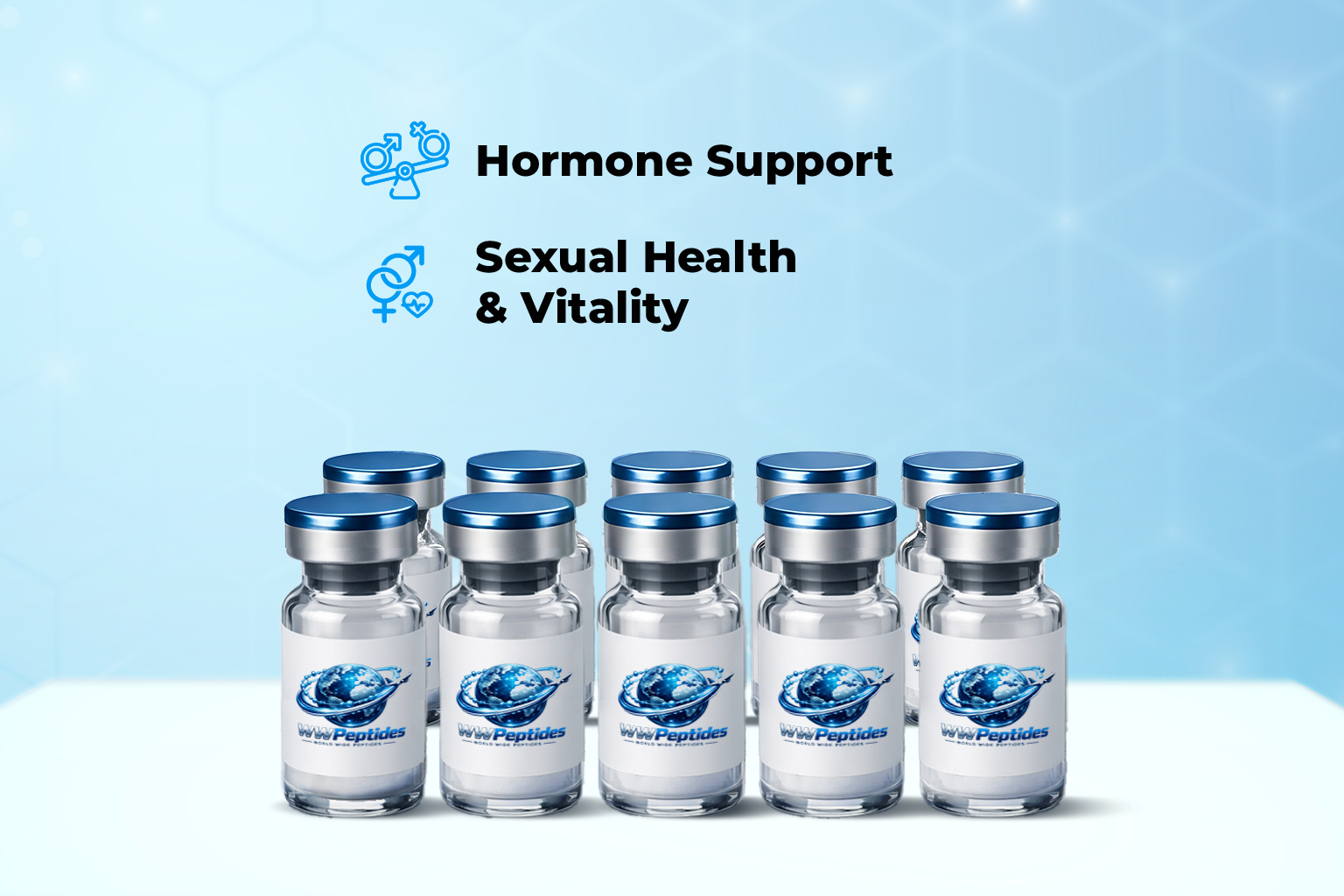 hCG Research Peptide | Human Chorionic Gonadotropin | 5,000 IU, 10,000 IU